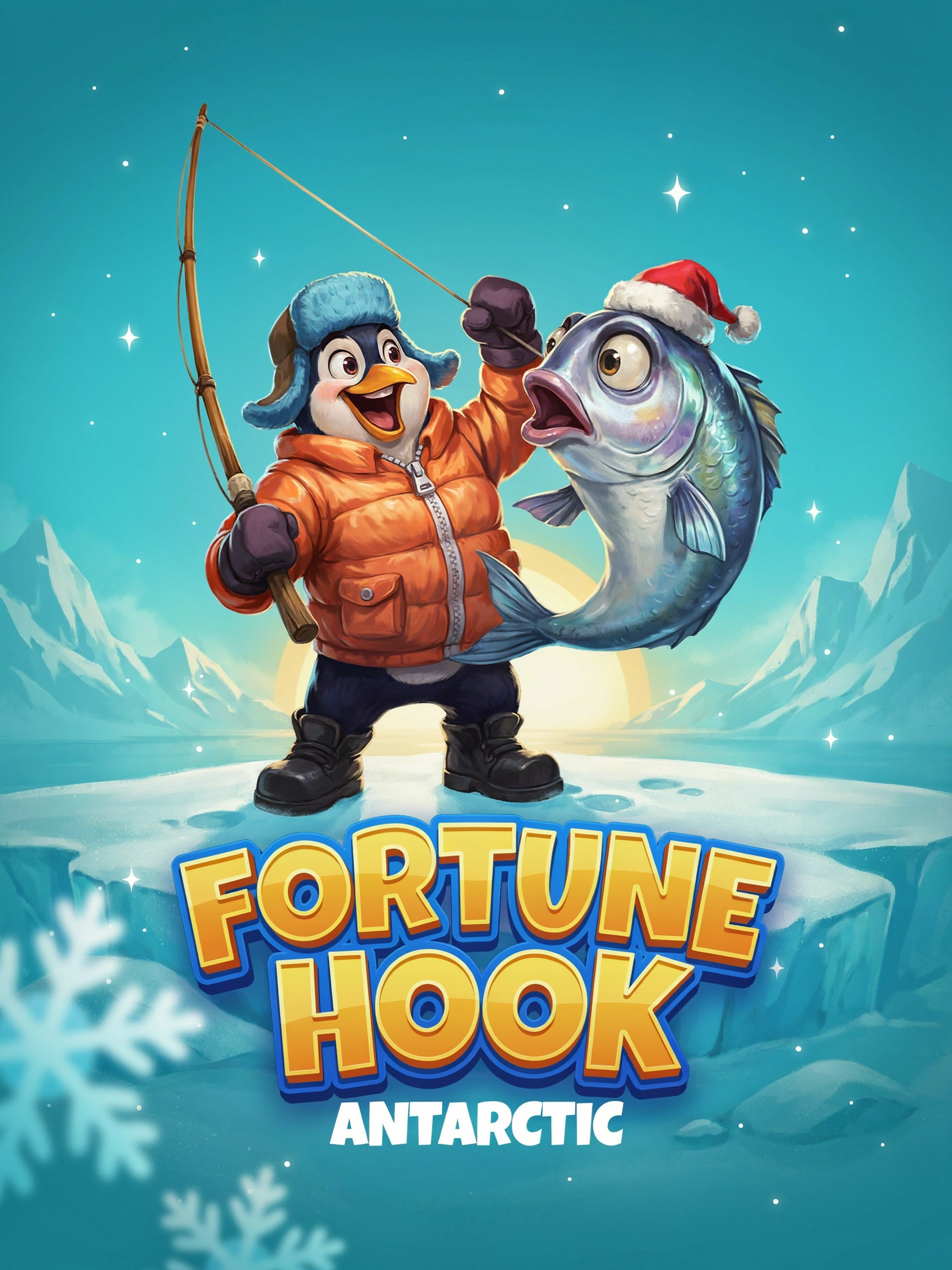Artwork from the Fortune Hook Antarctic pokie